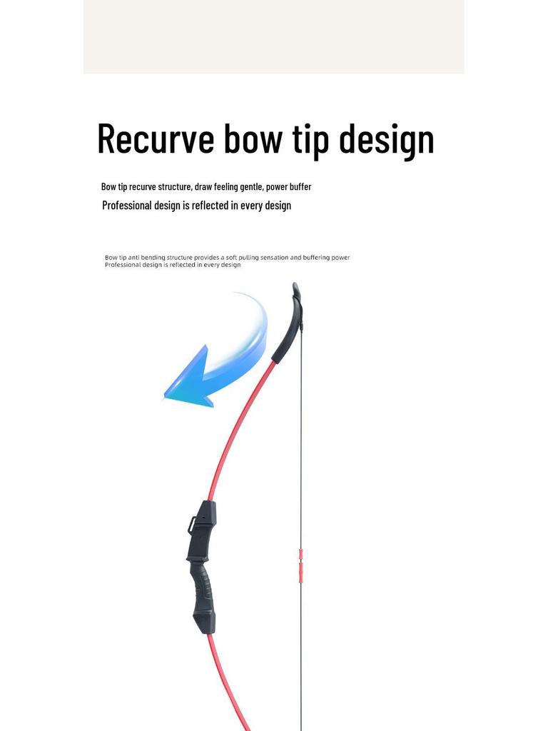 Kids' Recurve Bow Set with Suction Cup Arrows for Parent-Child Outdoor Fun