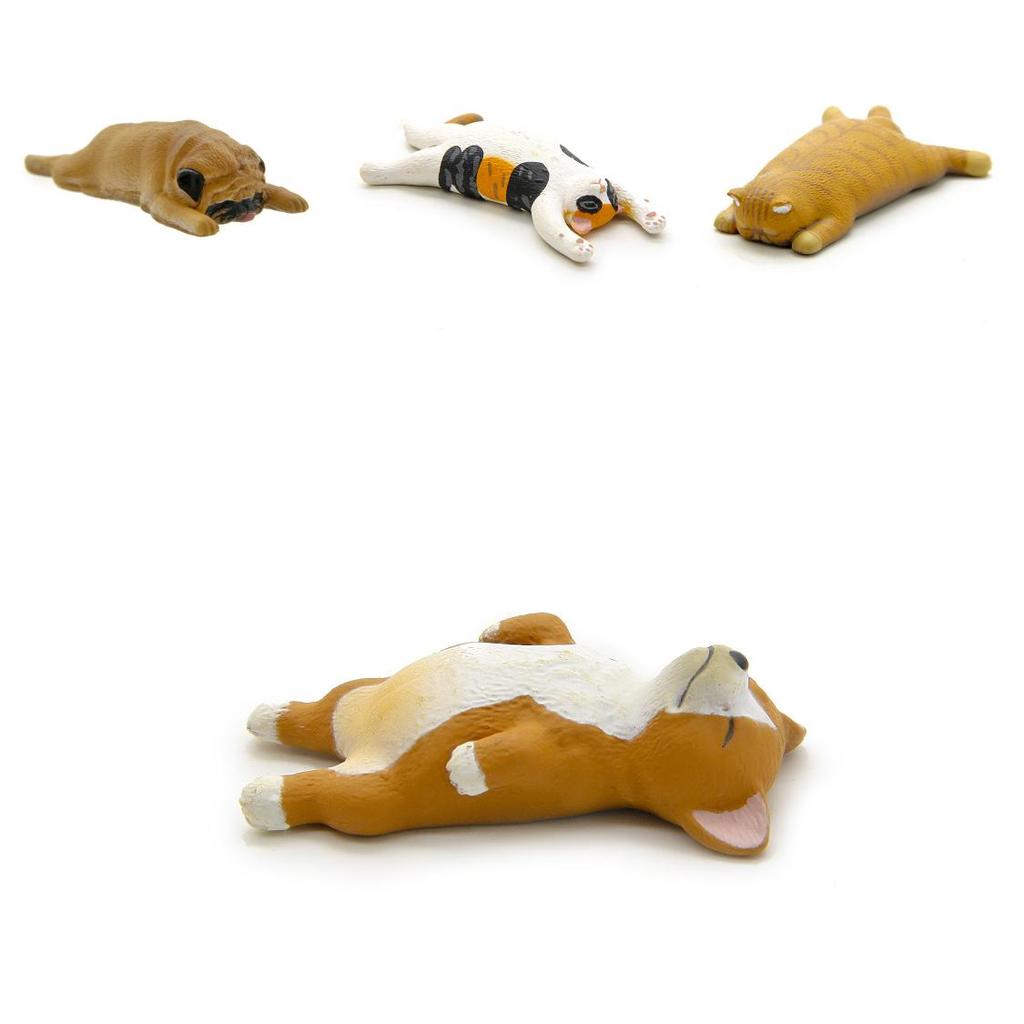 Cute Cartoon Crouching Dog Orange Cat Corgi Rabbit Secret Model For Gift Giving And Collection