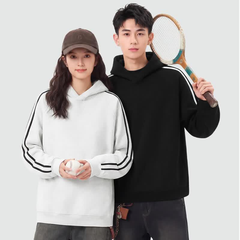 MINISO Men's 2026 Autumn Color-block Hooded Sweatshirt