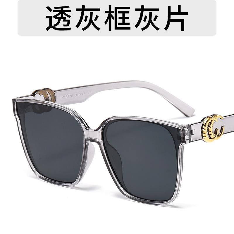Cool Oversize Frame Women Sunglasses Luxury Square UV400 Outdoor Travel Sunshine Goggles Popular Style