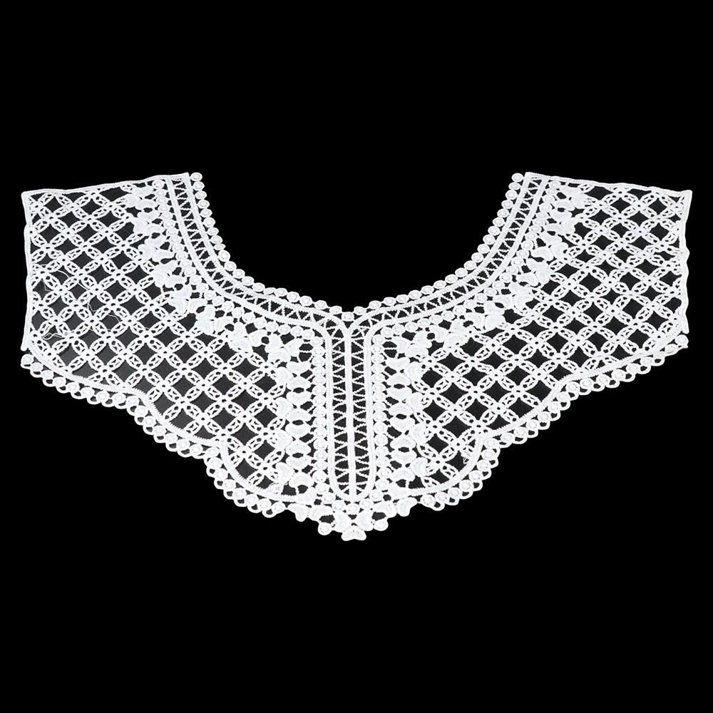 Style Flower Neckline Scrapbooking Collar Apparel Sewing Fabric Garment Accessories Embroidery Lace