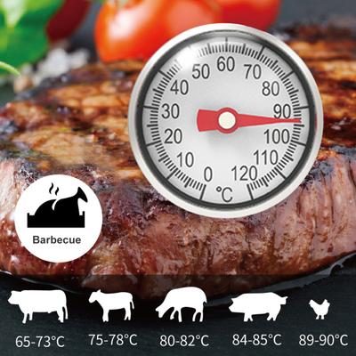 Fleischthermometer, Verbrühungsschutz, Küchenbedarf, praktisches Werkzeug zum Messen der Temperatur von Milch, Tee, Kaffee, Lebensmitteln, hervorragende Messung