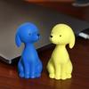 2 Yellow and Blue Couple Dogs, Creative Valentine's Day Ornaments, New Year Home Decoration Animal Ornaments, High-end Frosted T