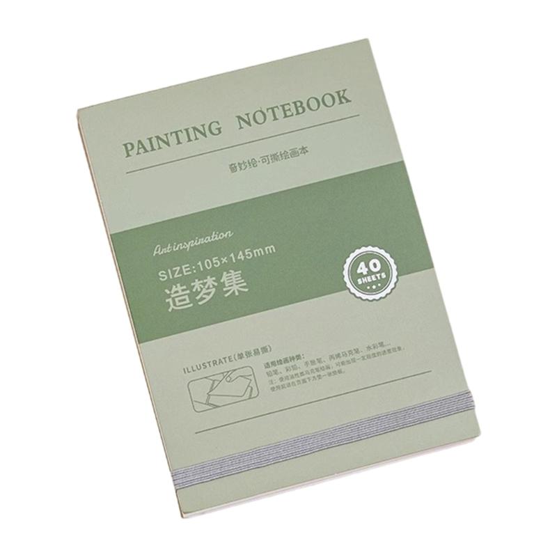 Tearable Drawing Notebook Tearable Paint Book Small Drawing Book Art Supplies Sketch Book for Outdoor Travel Projects