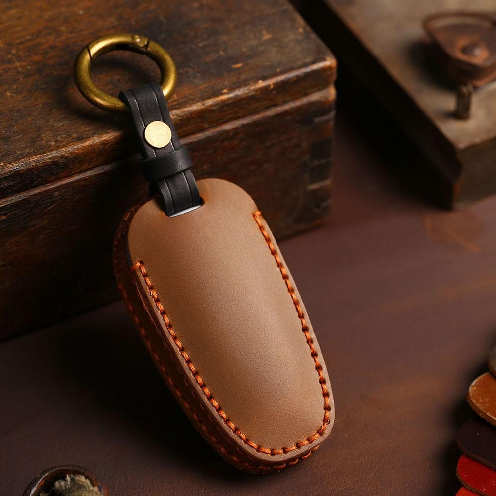 Car Key Cover 5 Buttons Anti-Drop Black/Brown/Blue Gift