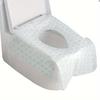 5/10/20pcs Disposable Toilet Seat Covers Green Polka Dot Design Travel Hygienic for Home Public Restrooms Portable Toilet JXB