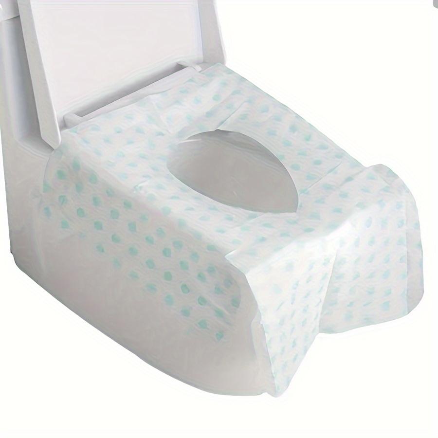 5/10/20pcs Disposable Toilet Seat Covers Green Polka Dot Design Travel Hygienic for Home Public Restrooms Portable Toilet JXB