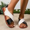 Fashion Female Shoes 2025 Summer Open Toe Women's Sandals Plus Size Mixed Colors Sandal for Outdoor Casual Comfortable Beach & Daily
