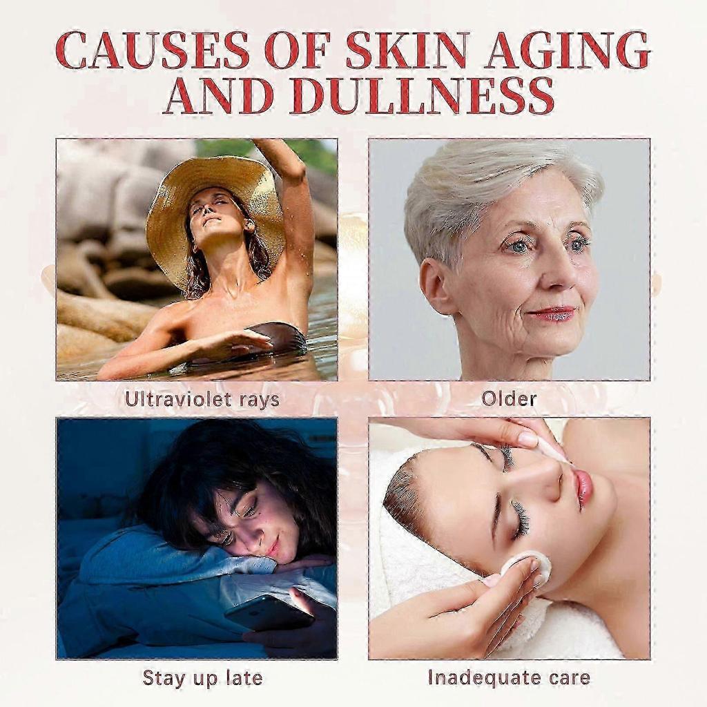 Revitalizing Anti-Wrinkle Brightening Serum with Vitamin C & Lavender Extract Fights Fine Lines, Evens Skin Tone, Boosts Elasticity & Youthful Glow