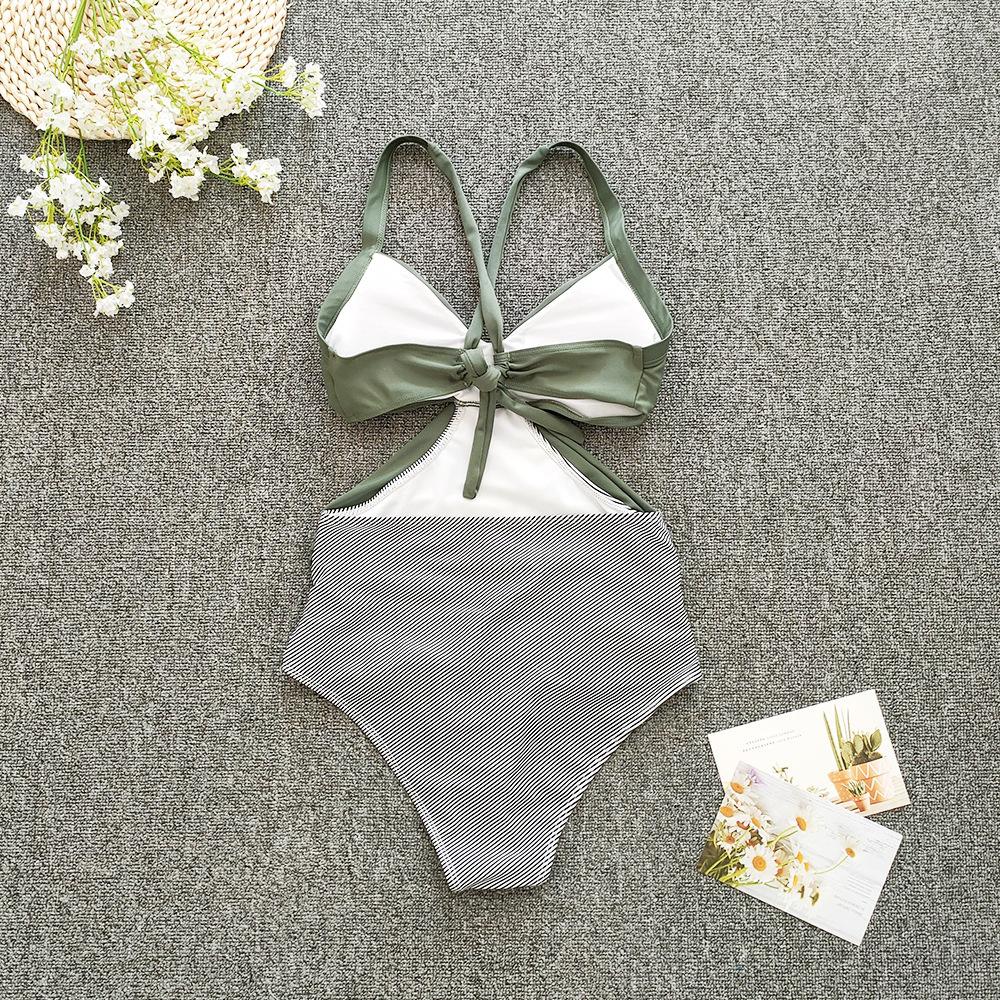 Jednodílné plavky Tankini Halter Velké velikosti Brazil Beach Push-Up plavky Body s vysokým pasem Monokiny Bikiny