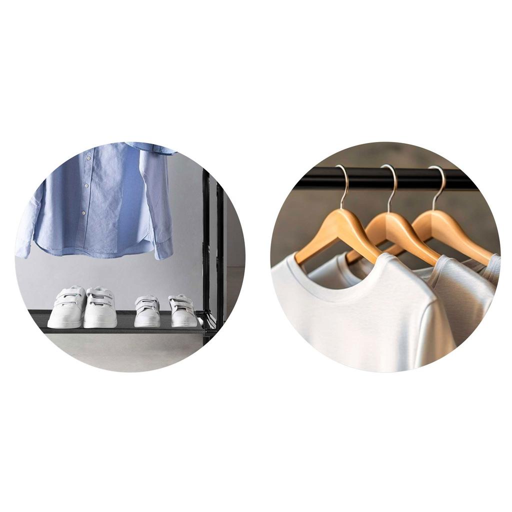 Massido 686600 Standing Coat Rack Black