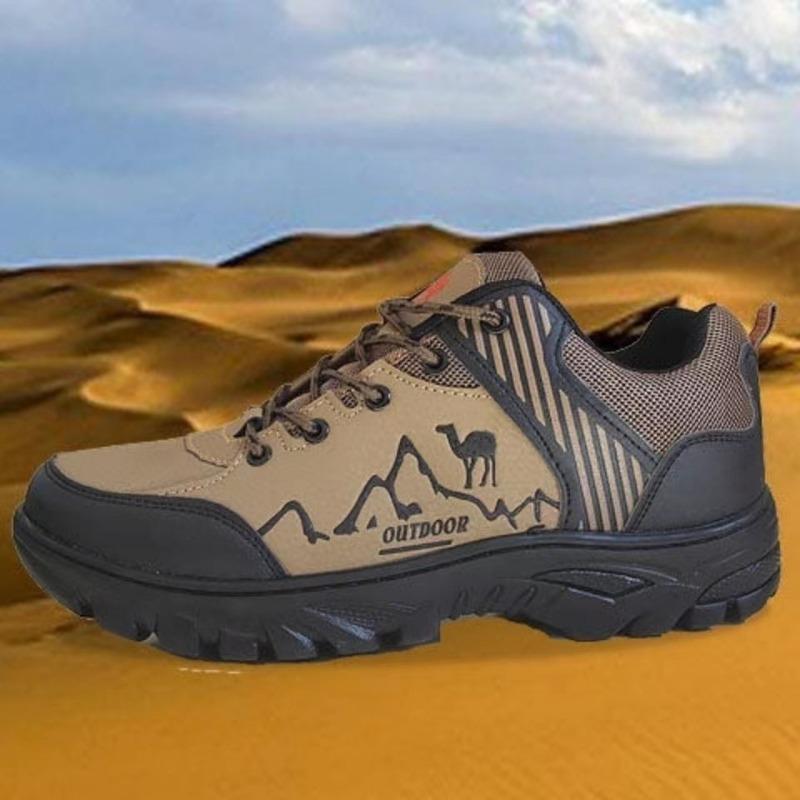 New hiking shoes spring fashion lightweight breathable sports shoes youth outdoor trend leather men's shoes