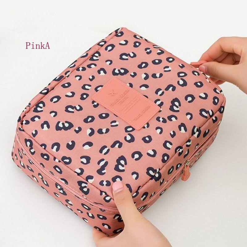 Rushed Floral Nylon Zipper Women Makeup Bag Cosmetic Bag Case Make Organizer Up