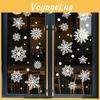 Christmas Window Stickers Set With Snowflake Design For Decoration Festive