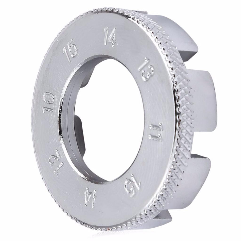 Bike 8 Way Spoke Nipple Key Wrench Steel Wire Rim Adjuster Spanner Bike Rim Wrench