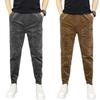 Celebrity-Style Corduroy Six-Pocket Men's Skinny Pants - Trendy Spring/Autumn Casual Nine-Point Fit