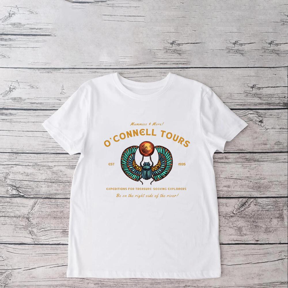 

Футболка ZX O Connell Tours Футболка Мумия Футболка Брендан Фрейзер Брендан Фрейзер Мумия 1999 Подарок для любителя фильма Мумия Унисекс 4XL