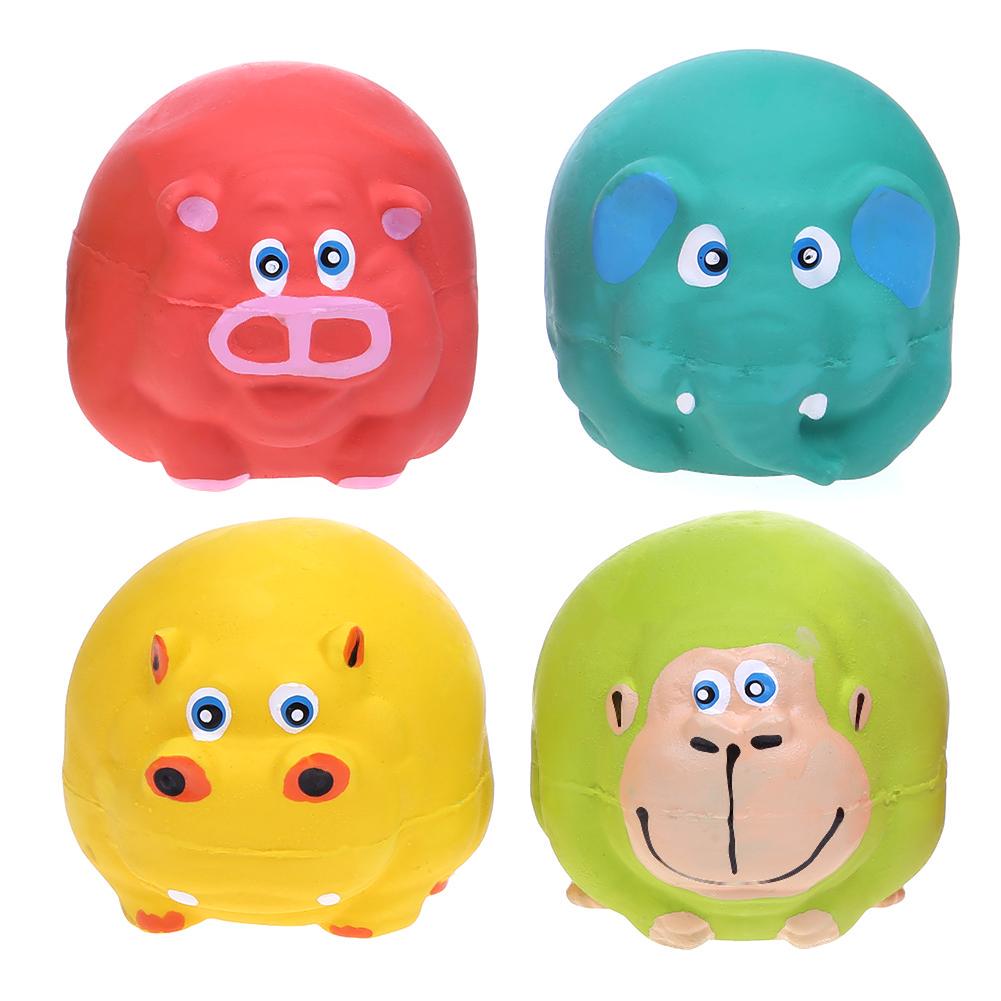 

Cute Animal Sound Latex Ball Anti Squeeze Bite Resistant Pet Dog Molars Toy