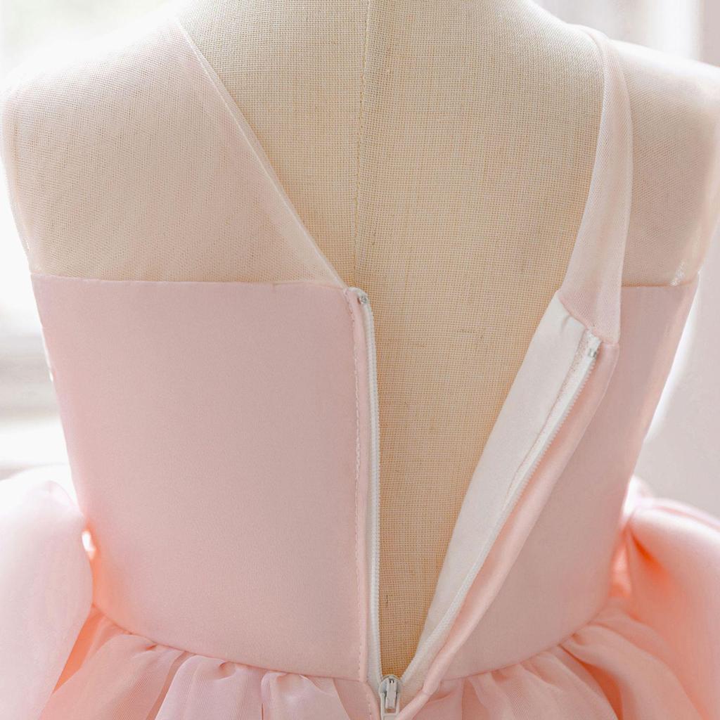 Girls' Puffy Tulle Princess Dress for Weddings, Birthdays, and Performances