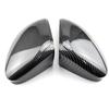 For Volkswagen Golf MK8 VIII 8 Side Mirror Covers Caps (Carbon Look)   2022 for VW Glossy Black Wing Rearview