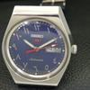 VINTAGE SEIKO 5 AUTOMATIC 6309A JAPAN MENS ARABIC BLUE DIAL WATCH A702653-1 R209-a702653