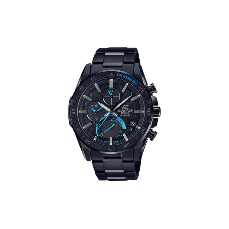 

Casio EDIFICE Series Find Mobile Phone Function Smart Bluetooth Watch Solar Quartz Movement Stainless Steel Strap Japanese and Korean EQB-1000XDC-1A чёрный