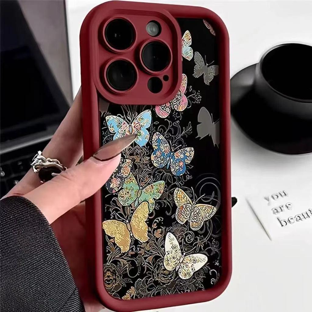 Beautiful Color Butterfly for Iphone16pro Mobile Phone Case Apple 15/14/13 Promax New 12x11