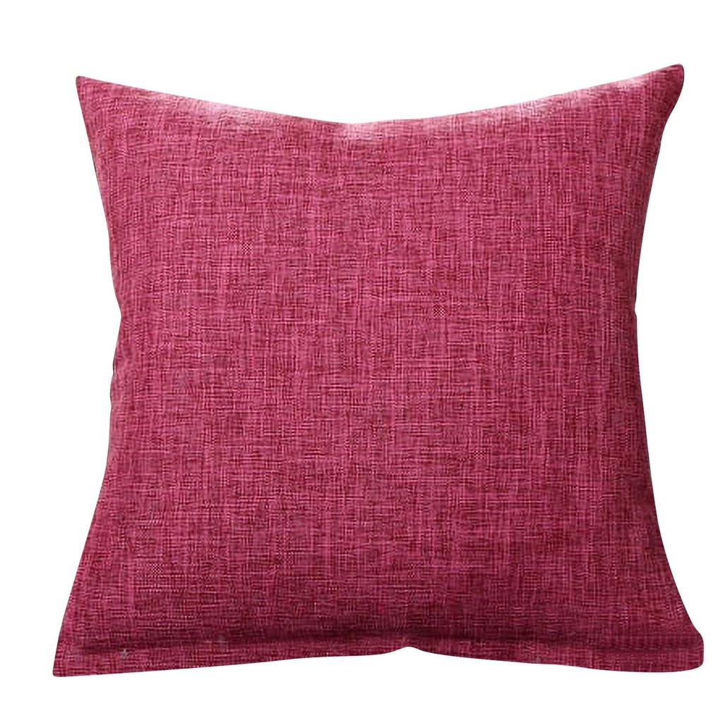 55 * 55cm Kissenbezug Zuhause Verdickter Leinen-Kissenbezug, Sofakissen, Bettkopfteil Weiche Polsterung