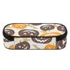 Pen Case Compact Shape Durable 300D Polyester Zipper Closure with Main Compartment Mesh Pocket and Pen Slots for Boys Girls