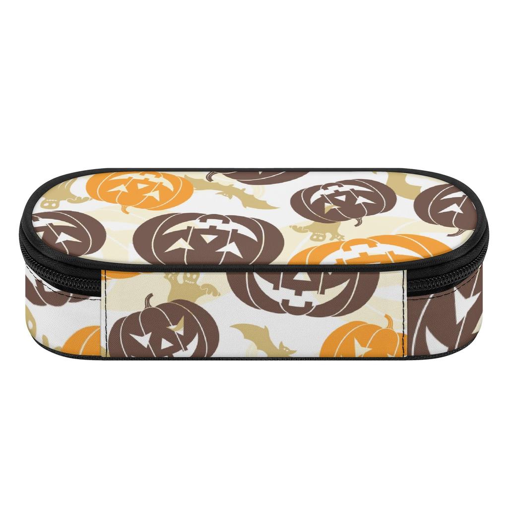 Pen Case Compact Shape Durable 300D Polyester Zipper Closure with Main Compartment Mesh Pocket and Pen Slots for Boys Girls