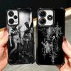 Silent Hill Horror Theme Soft Phone Case For Xiaomi Redmi Note 14 15 Pro Plus 13 12 11S 11T 5G 10 9S 9 Plating Anti-Fall Fundas
