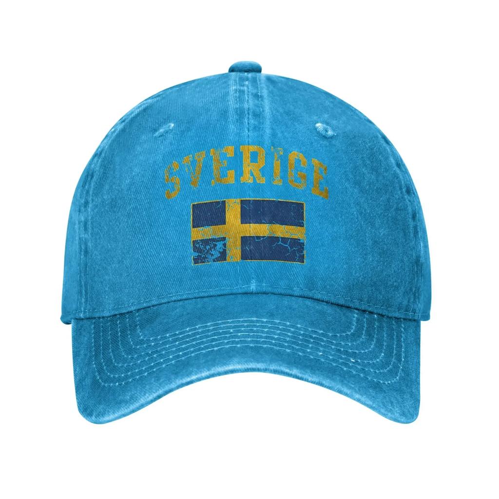 Baseball Cap Sweden Country Flag Spring yk Funny Trucker Hat Unisex Unisex Design Outdoor Sport Hot Sale Baseball Caps