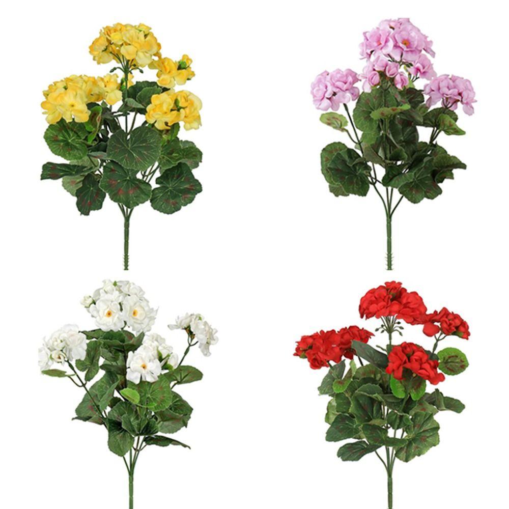 36cm Silk Flower Wedding Bouquets Fake Flower Decorative Flower Artificial Begonia Flower  Bridal