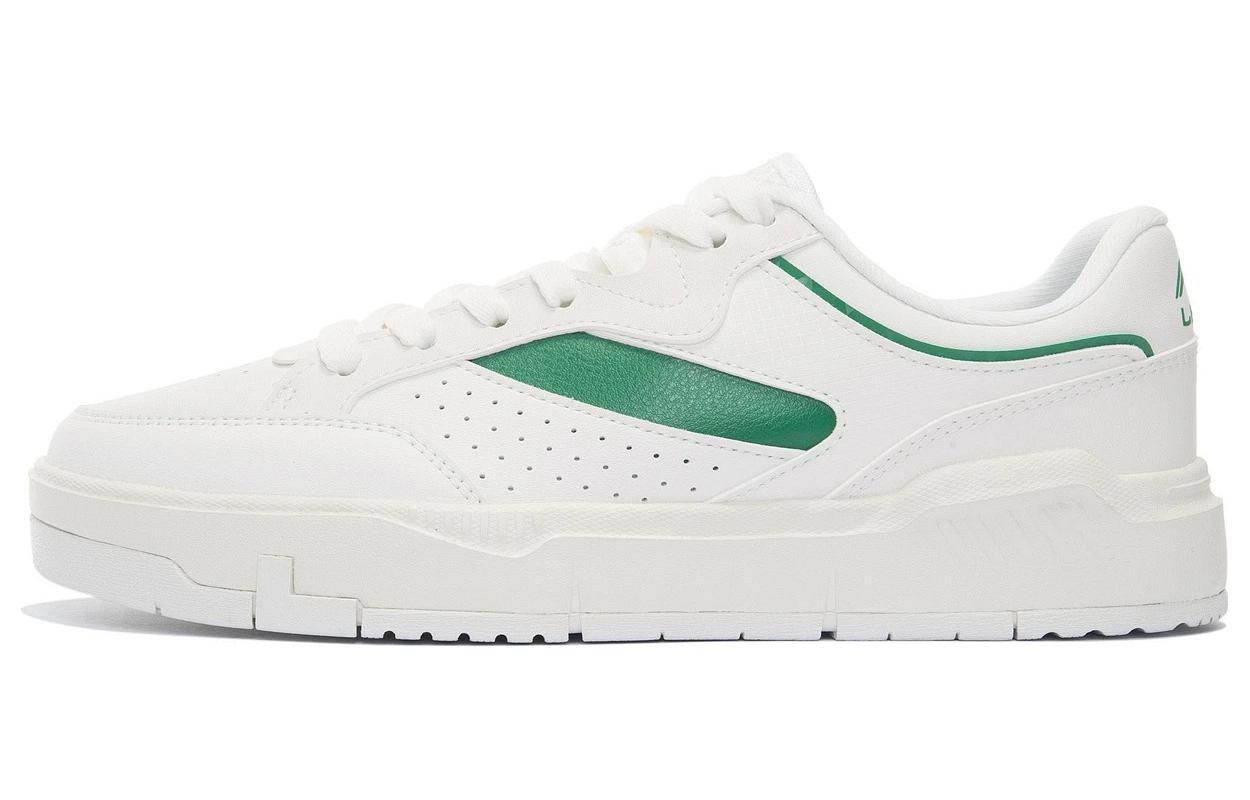 Мужские низкие кеды для скейтборда Li Ning Бело-зеленые AGCS031-2 40