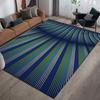 3D Abstract Carpet Color Lines Carpet Living Room Tea Table Visual Carpet Mat