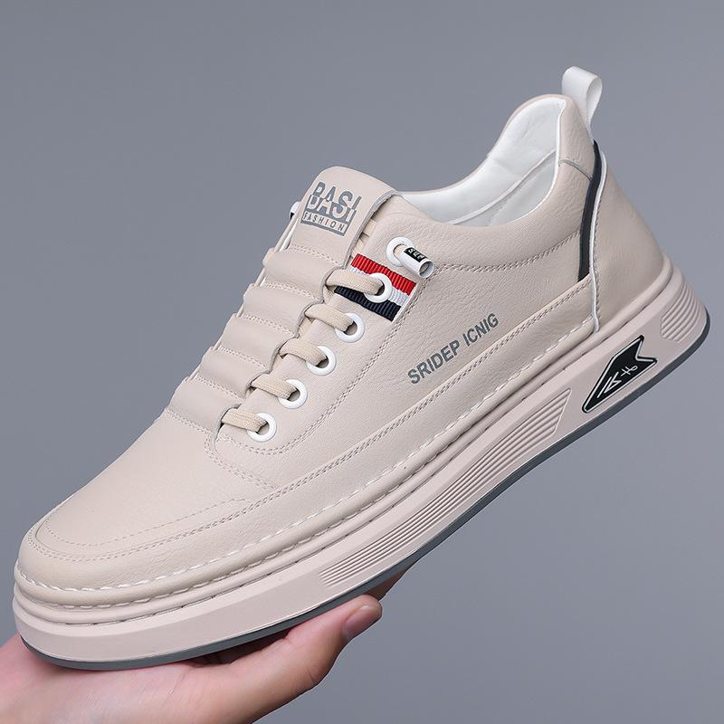 2025 Herren Freizeitschuhe aus weichem Leder – Frühling & Herbst, Bequem, Vielseitig, Trendiges Design