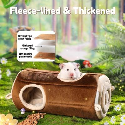 French Fries Cute Hamster Cotton House Thickened Soft Rat Sleepping Bed Plush Comfortable Hamster Nest Golden Hamster