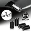 4pcs Metal Car Wheel Tire Valve Stem Caps Covers Auto Accessories For 2 3 5 6 Axela Atenza Speed 6 CX-3 CX-4 CX 5 CX-7 MS