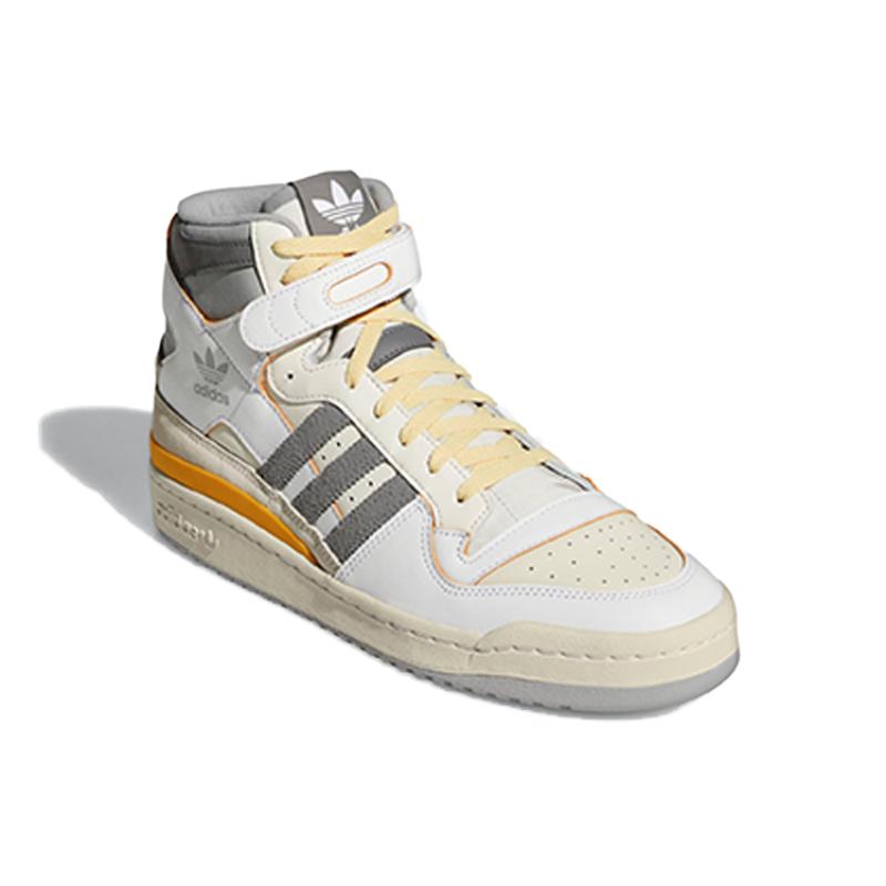 adidas Forum 84 High 'White Grey Yellow' Sneakers GY5727