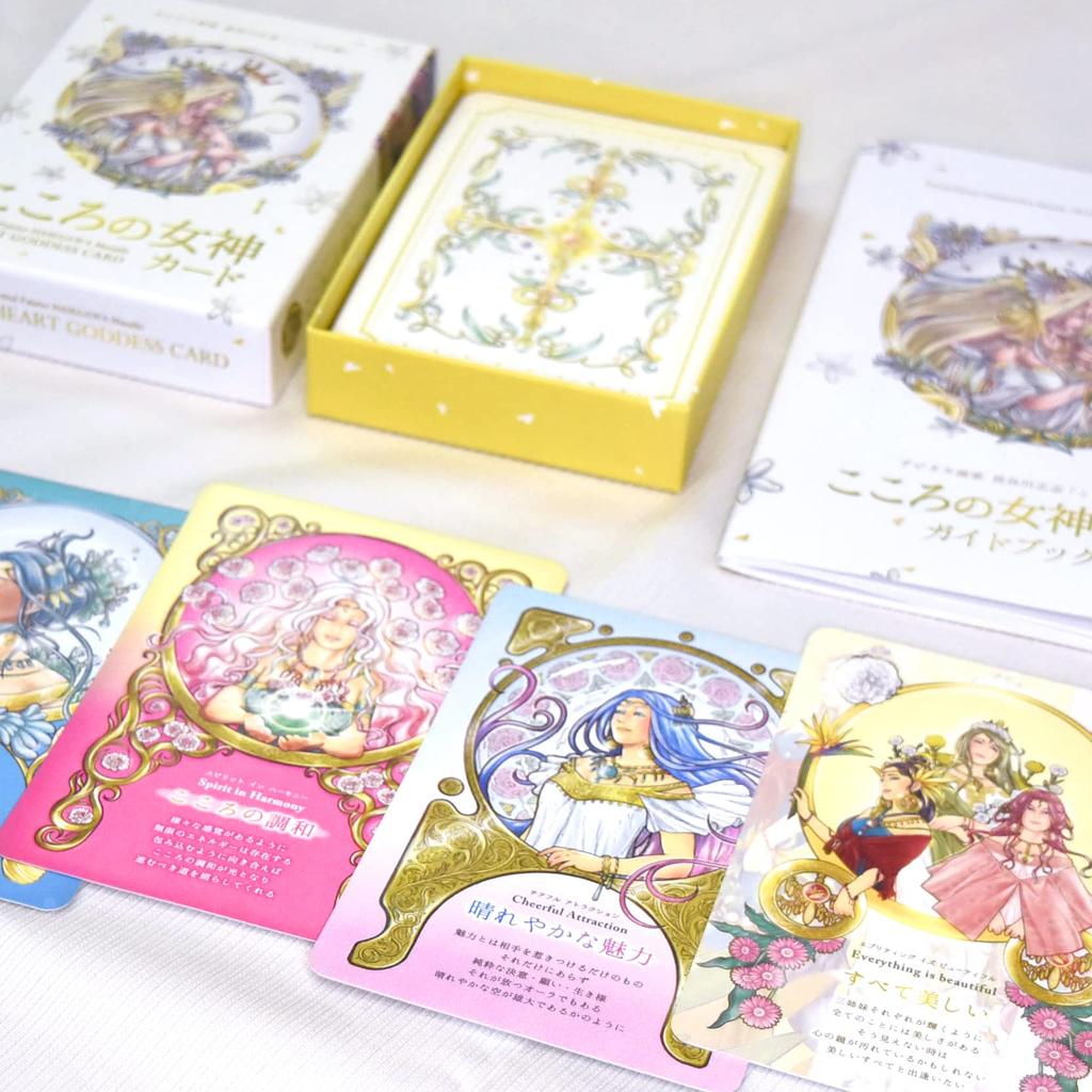 Heart Goddess Cards Masashi Hasegawa 44 Cards with Japanese Instructions [Authentic]