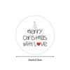 100-500Pcs Premium-Quality White Merry Premium-Quality Christmas Premium-Quality Label High-Standard Stickers Premium-Quality For High-Standard Card