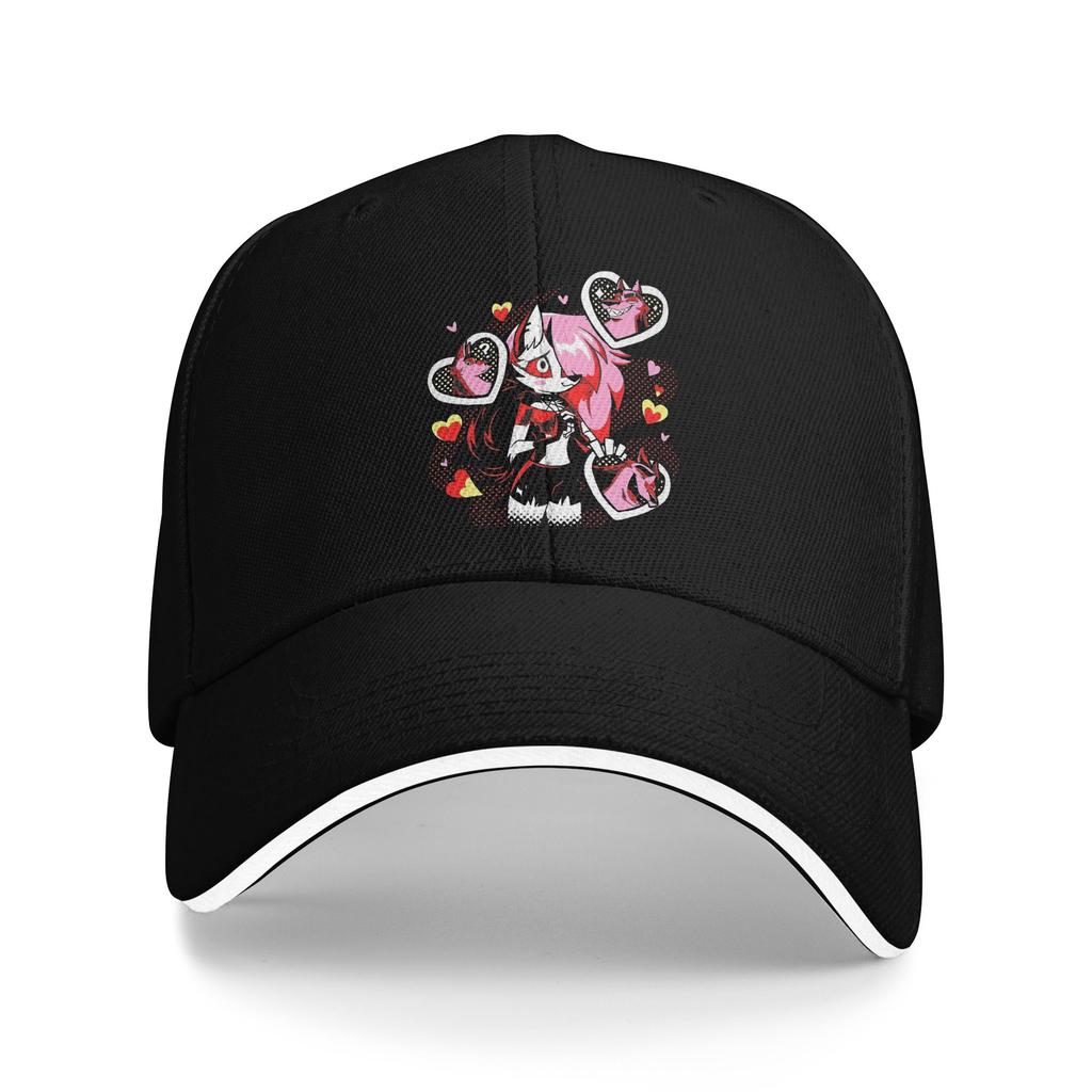 Helluva Boss Loona Baseball Cap Hip Hop  Sandwich Caps Unisex Breathable Caps Hat Sport