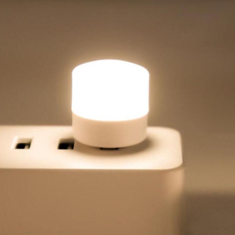 Mini 5V USB Charging Night reading Book Light LED USB Plug Lamp Eye Protection Lamps hose warm white