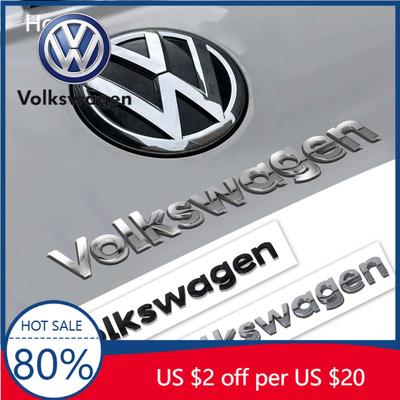 2026 Гаряче Для VOLKSWAGEN VW 1 ШТ 3D ABS Для Volkswagen VW Літерний Емблема Стилізація Автомобіля Задня Кришка Багажника Значок Кузова Декоративна Наклейка Авто