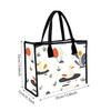 Cute Duck Print Tote Bag Casual Large Capacity Canvas Handbag for Daily Shopping Work Use
