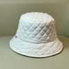 Cotton Gift Ultralight Rhombus Grid Winter Panama Hat Fisherman Hat Korean Style Hat Bucket Cap