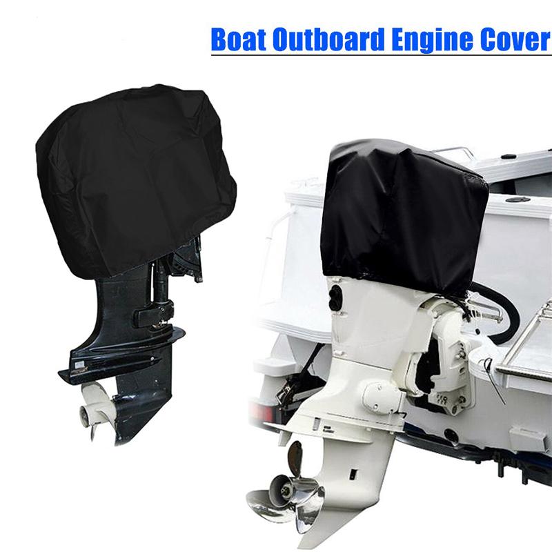 

30-60HP Waterproof Oxford Cloth Yacht Half Outboard Motor Engine Dust Cover Marine Engine Protector,62*36*49cm Black