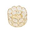 2Pcs Creative Iron Gold Candlestick European Style Wedding Candle Holder Candlelight Dinner Candle Cup