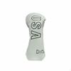 Golf Club Headcover Scratch Protection Driver Leather Wood Cover White