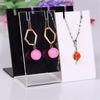 8.5x4.4x3.5cm Acrylic L-shaped Earring Display Stand Jewelry Storage Rack Necklace Pendant Prop Display Racks Jewelry Store Dedicated Display Board